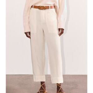 Everlane The Utility Pant in Buttersoft In Bone Size 2